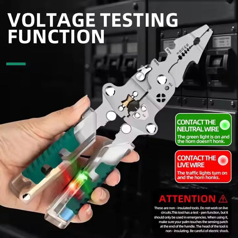 Automatic Wire Stripper Cutter - Alicates Pelacables Foldalbe, alicates de prensado