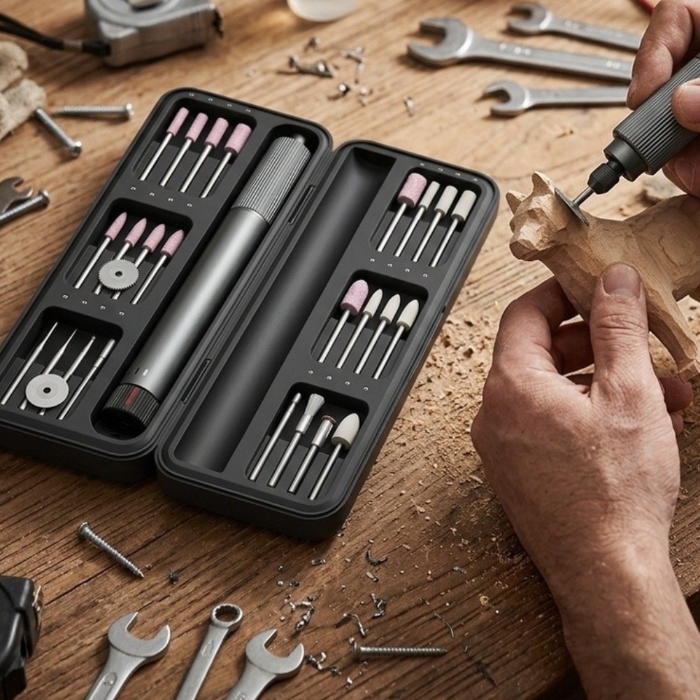 Cordless Rotary Tool Kit Accessories - Kit de herramientas rotatorias inalámbricas con