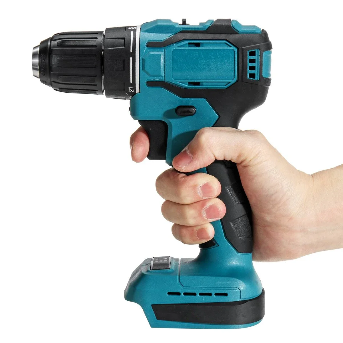 Brushless Cordless Electric Drill 18V - Taladro eléctrico de 18V, 90N.m, inalámbrico,