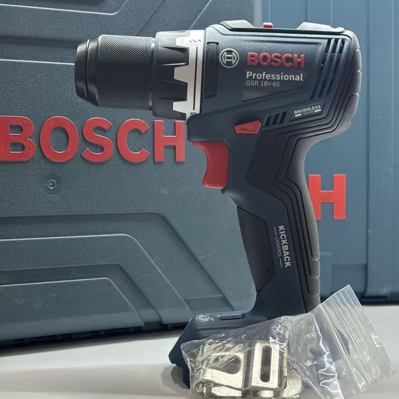 Brushless Cordless Electric Drill 18V - Taladro Inalámbrico Bosch GSR 18V-65 Sin