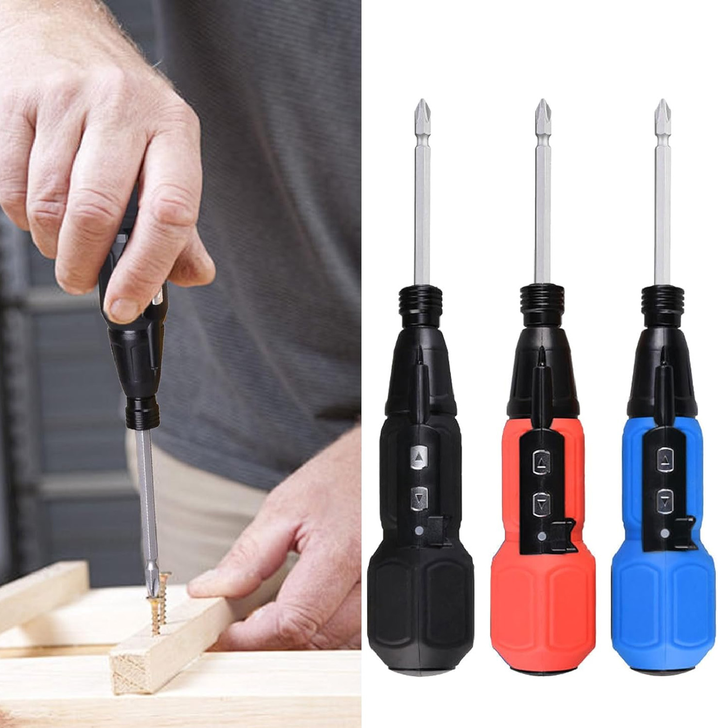 Electric Screwdriver Rechargeable Usb - Destornillador Eléctrico Recargable Inalámbrico, Herramienta Eléctrica