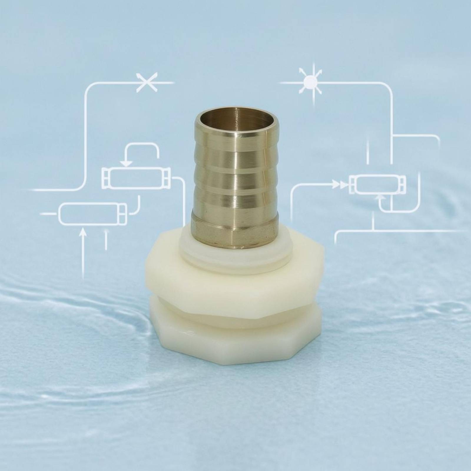 Adaptador de latón para mangue - Plumbing reseña y precio