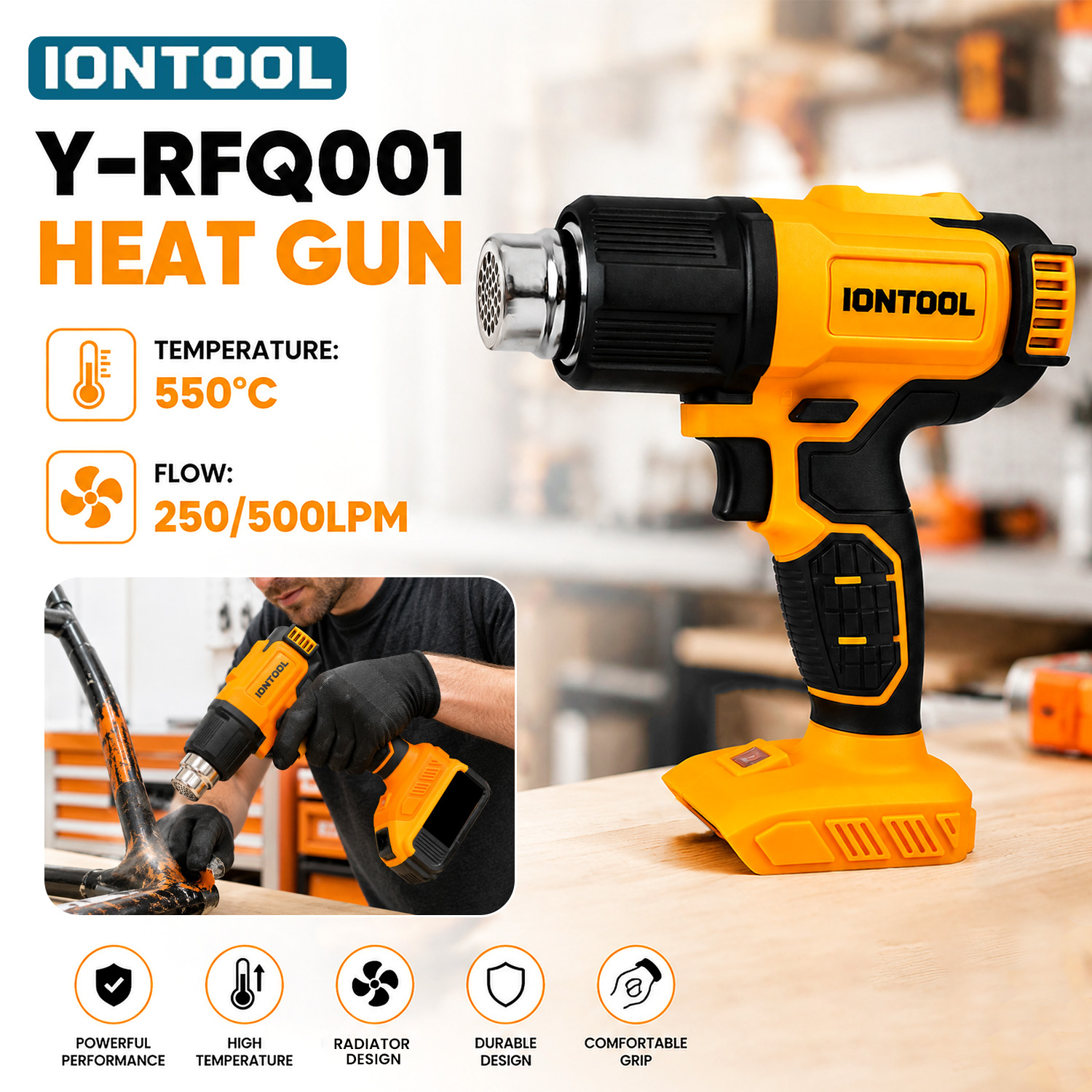 Pistola de Calor Inalámbrica A - Cordless Heat Gun For Shrink Tubing reseña y precio