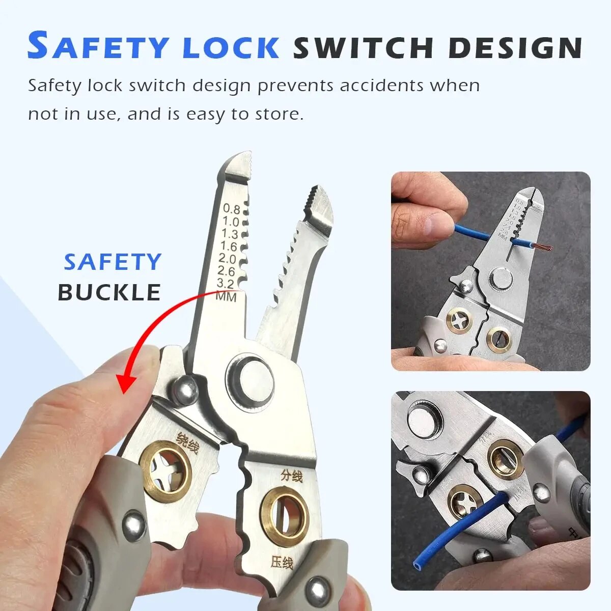 Pelacables 6 en 1, alicates es - Automatic Wire Stripper Cutter reseña y precio