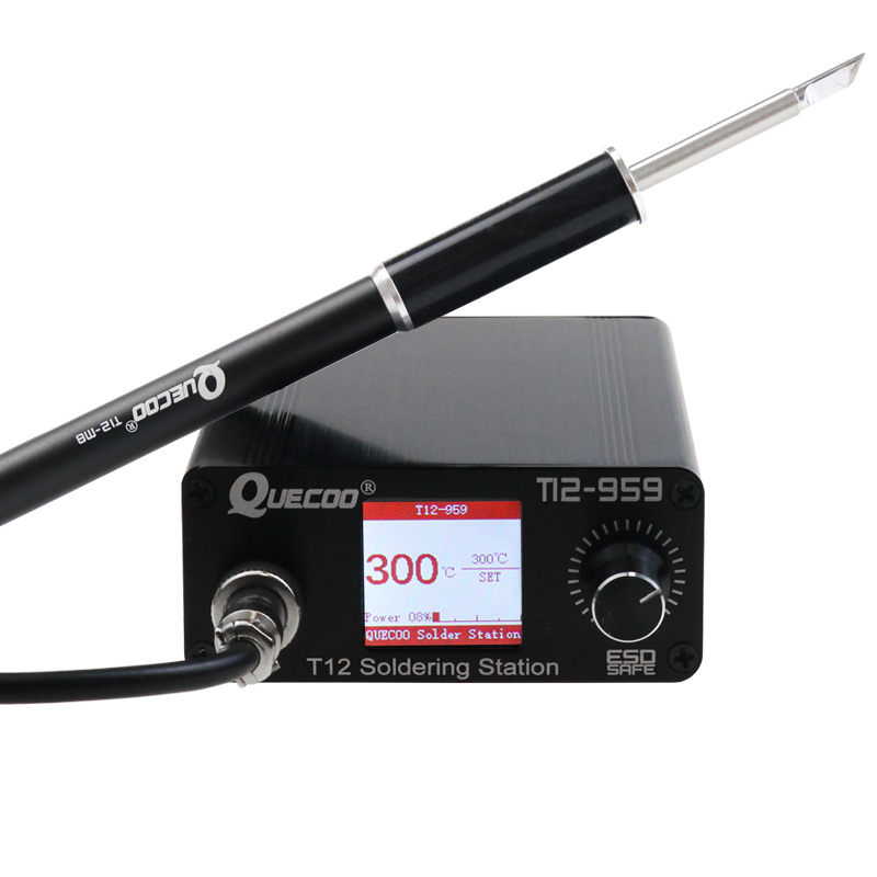 Estación de soldadura T12-959  - Digital Soldering Station T12 reseña y precio