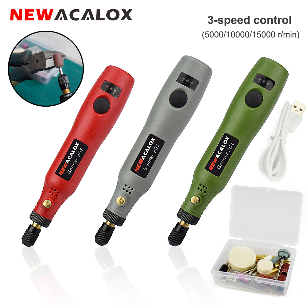 NEWACALOX-Kit de herramientas  - Cordless Rotary Tool Kit Accessories reseña y precio