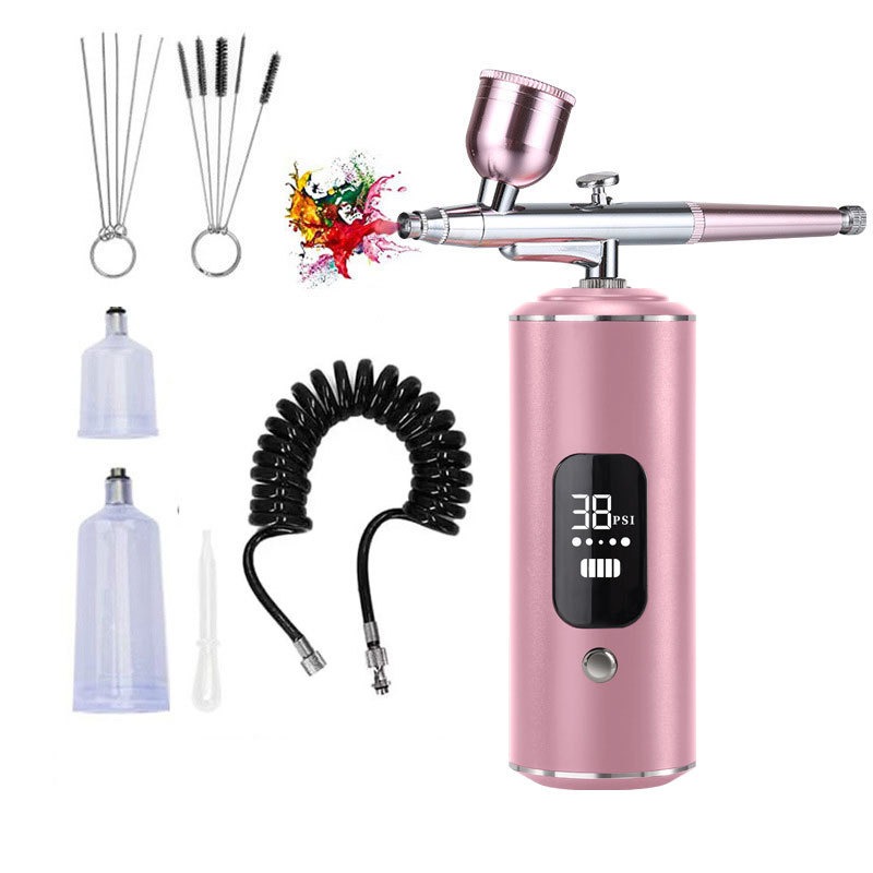Kit de compresor de aire, pist - Airbrush Kit With Mini Compressor reseña y precio