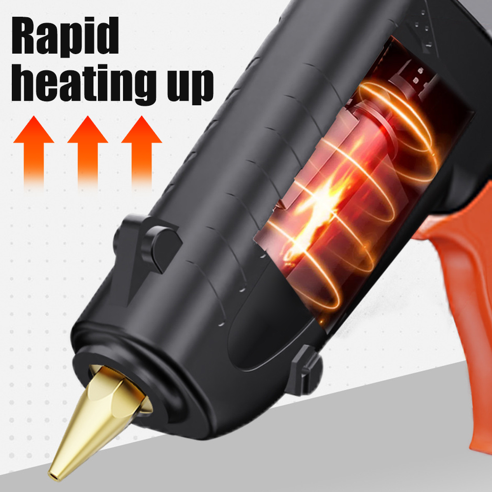 Pistola de Pegamento Caliente  - Hot Melt Glue Gun Cordless reseña y precio