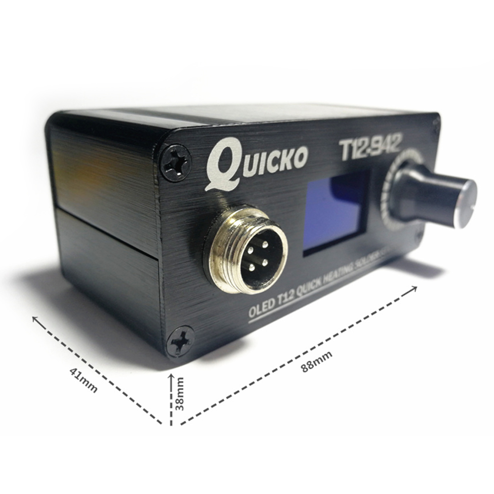 QUICKO MINI T12 STC OLED Estac - Digital Soldering Station T12 reseña y precio