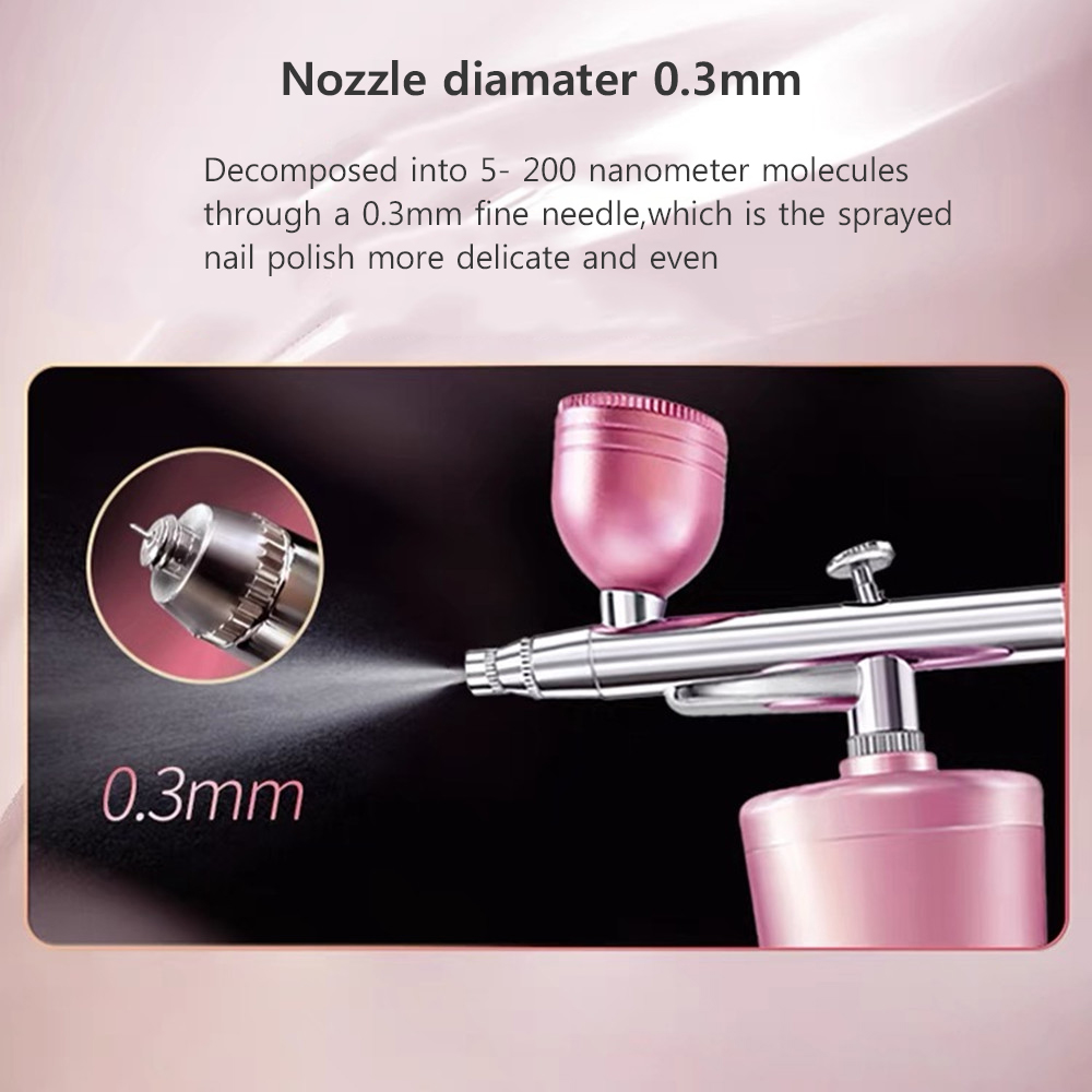 Cabezal de pistola de aerógraf - Airbrush Kit With Mini Compressor reseña y precio