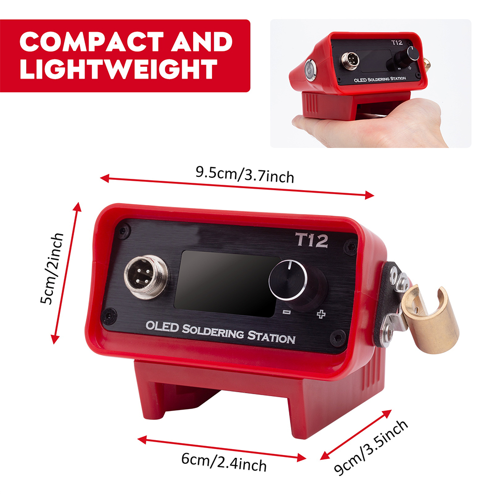 Estación de soldadura de hierr - Digital Soldering Station T12 reseña y precio