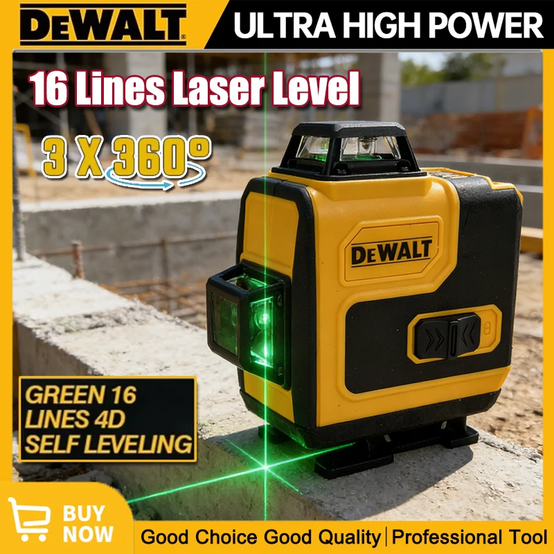 Nivel Láser Dewalt 360 Verde,  - Laser Level 16 Lines 4D Green reseña y precio