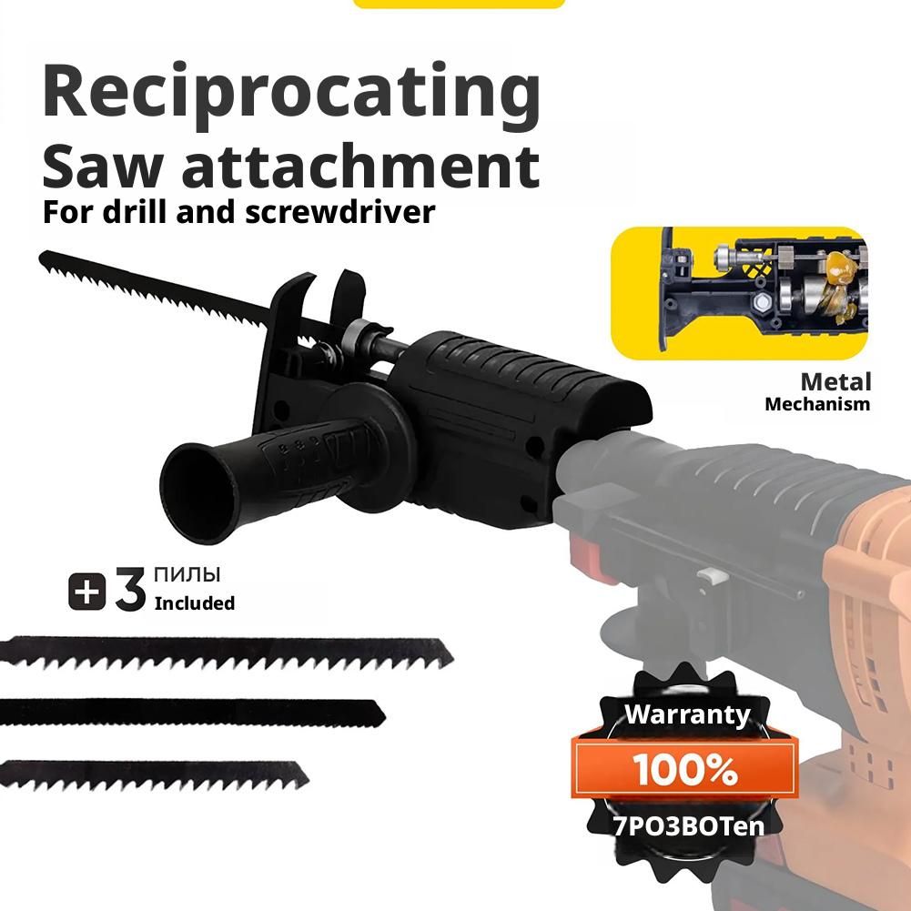Adaptador de sierra recíproca  - Reciprocating Saw Attachment Drill reseña y precio