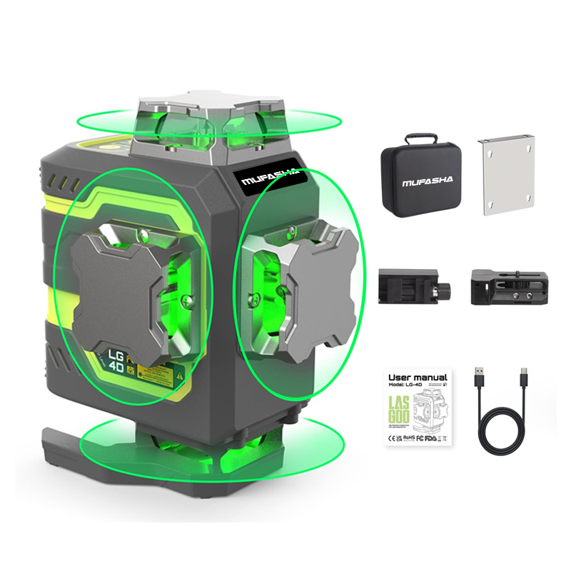 Nivel Láser de 16 Líneas 360°  - Laser Level 16 Lines 4D Green reseña y precio