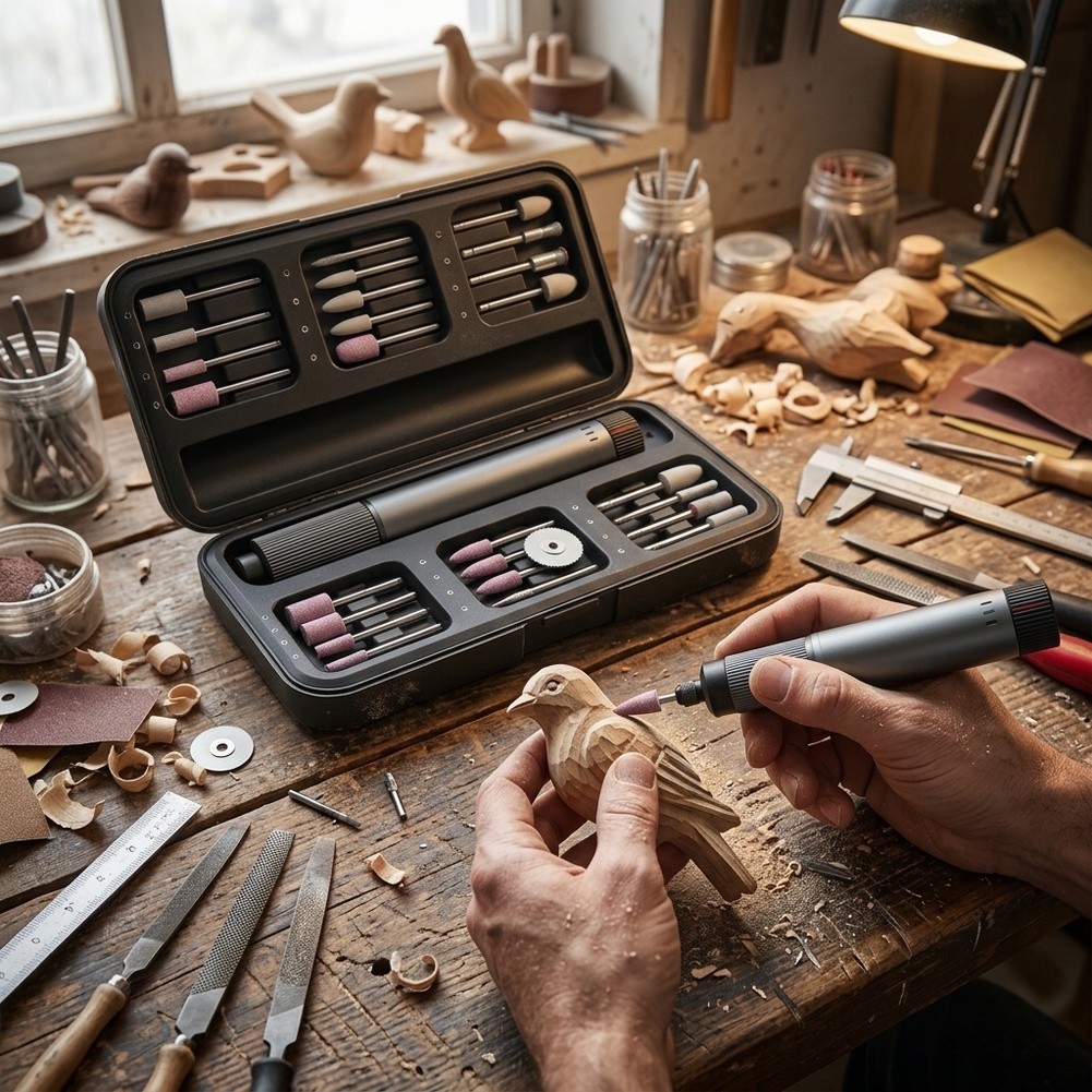 Kit de herramientas rotatorias - Cordless Rotary Tool Kit Accessories reseña y precio