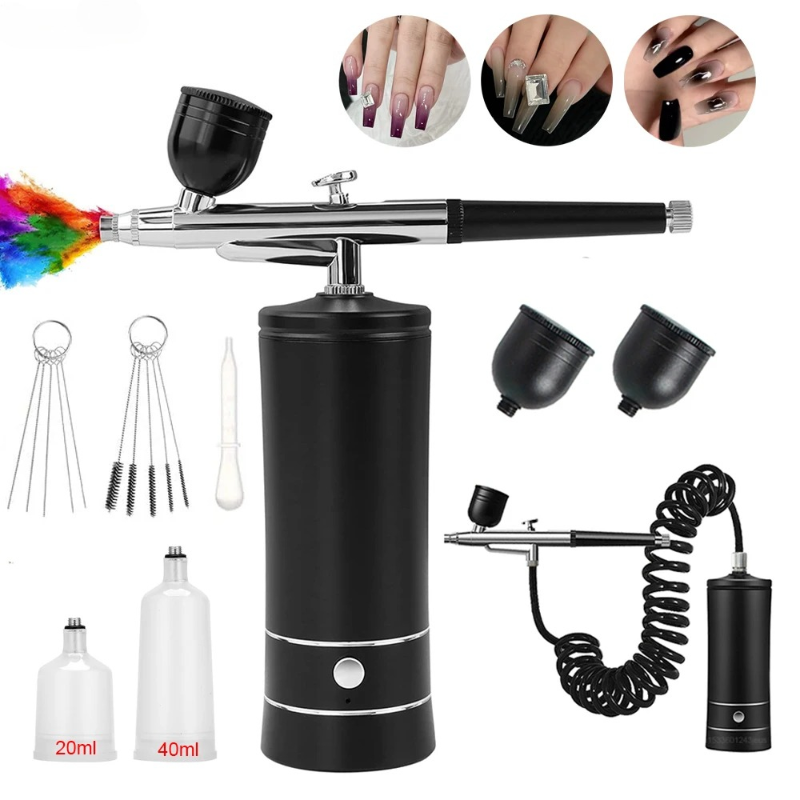 Kit de Aerógrafo para Decoraci - Airbrush Kit With Mini Compressor reseña y precio