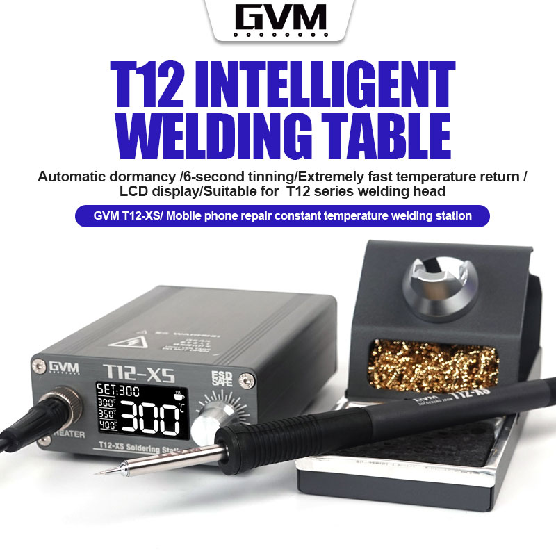 GVM-Estación de soldadura con  - Digital Soldering Station T12 reseña y precio