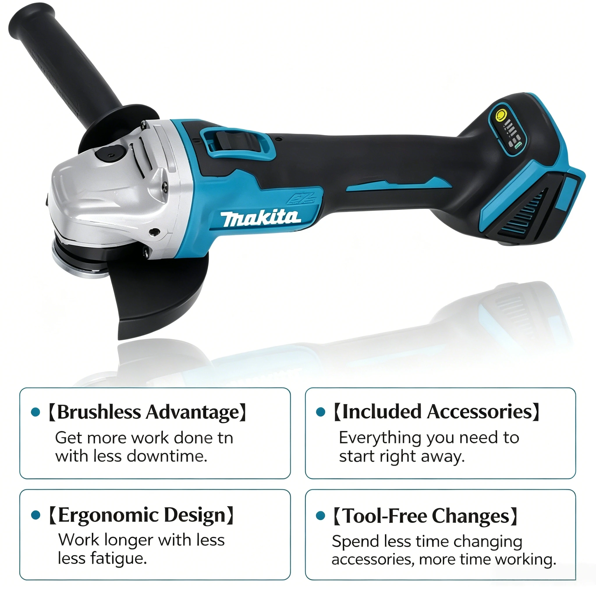 Amoladora angular sin escobill - Brushless Angle Grinder Battery Powered reseña y precio