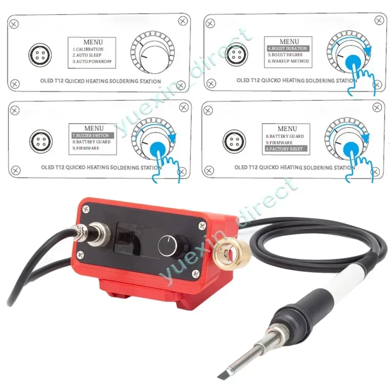 Soldador eléctrico Digital T12 - Digital Soldering Station T12 reseña y precio