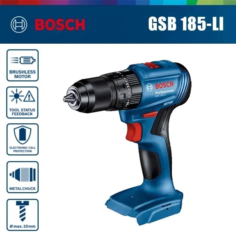 Taladro percutor inalámbrico s - Brushless Cordless Electric Drill 18V reseña y precio