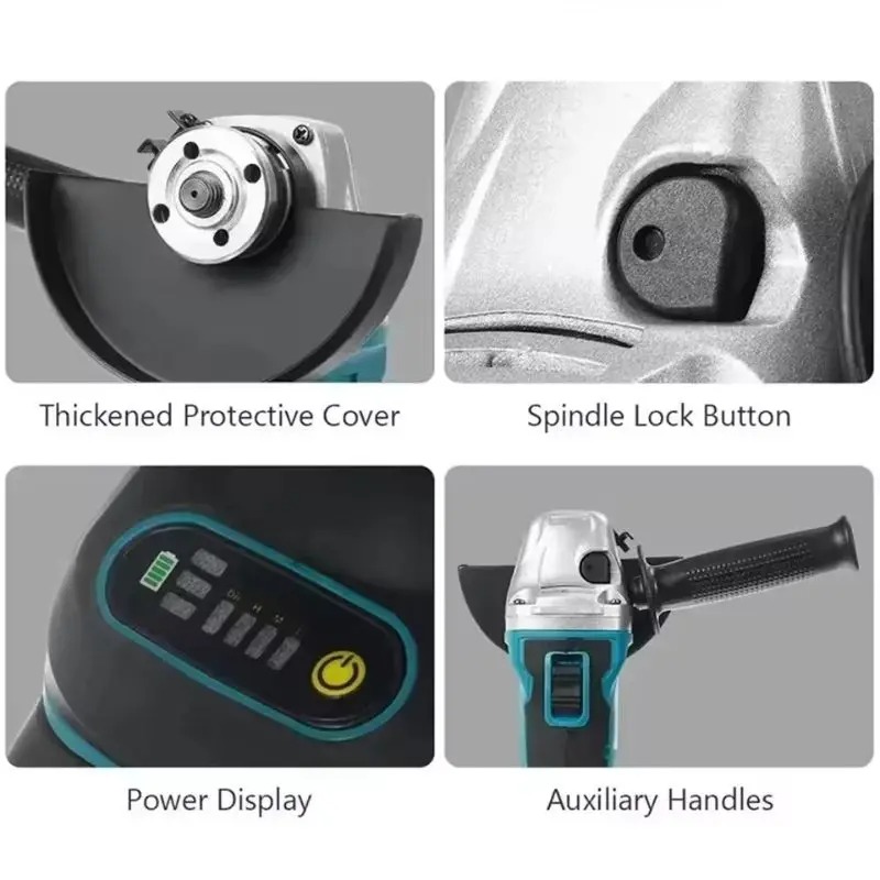 Amoladora angular eléctrica si - Brushless Angle Grinder Battery Powered reseña y precio