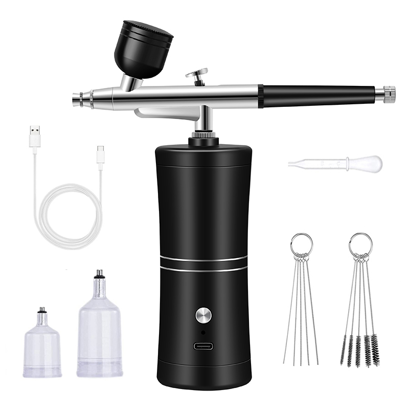 Aerógrafo inalámbrico recargab - Airbrush Kit With Mini Compressor reseña y precio