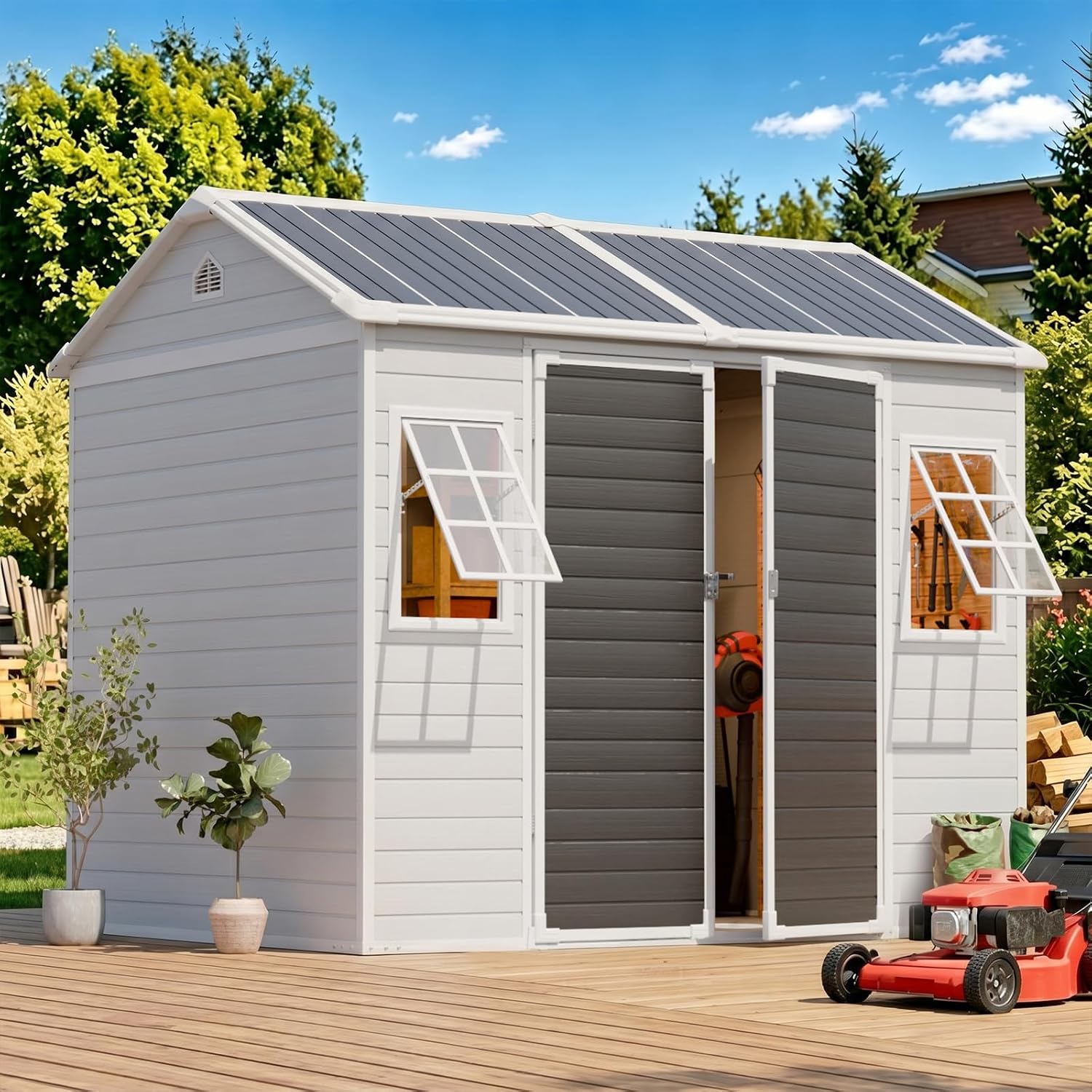 Caseta de Almacenamiento de Re - Garden Tools reseña y precio