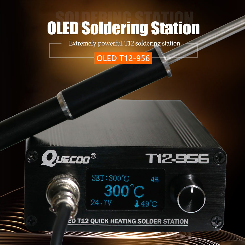 Estación Digital de soldadura  - Digital Soldering Station T12 reseña y precio