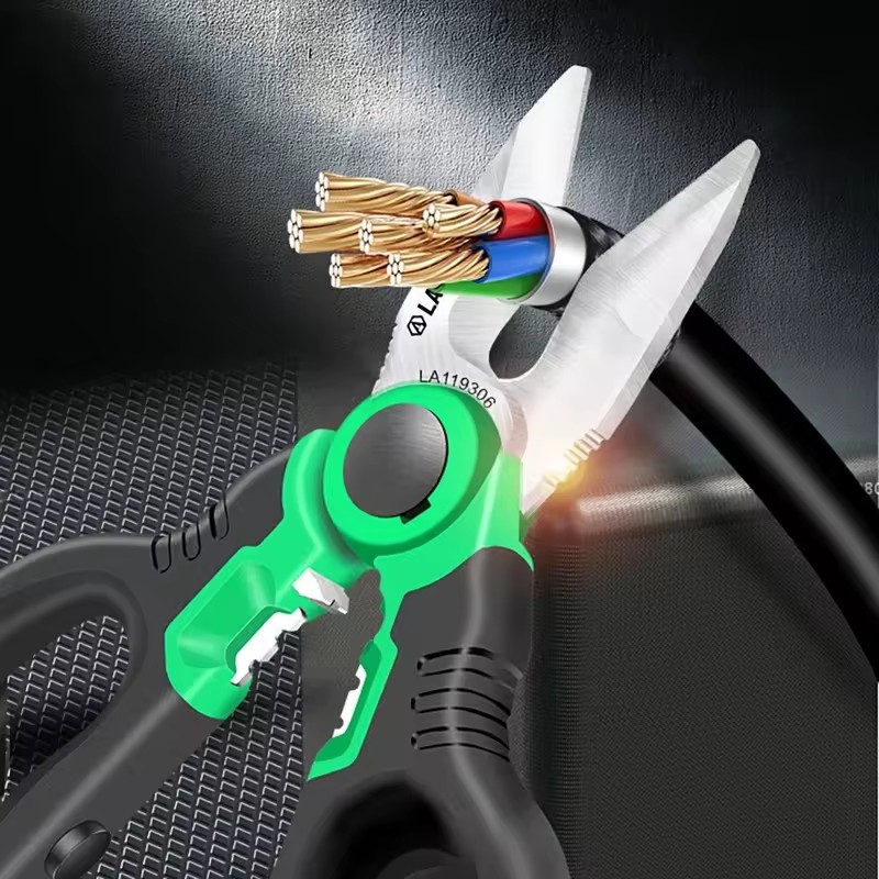 LAOA-tijeras de electricista,  - Automatic Wire Stripper Cutter reseña y precio