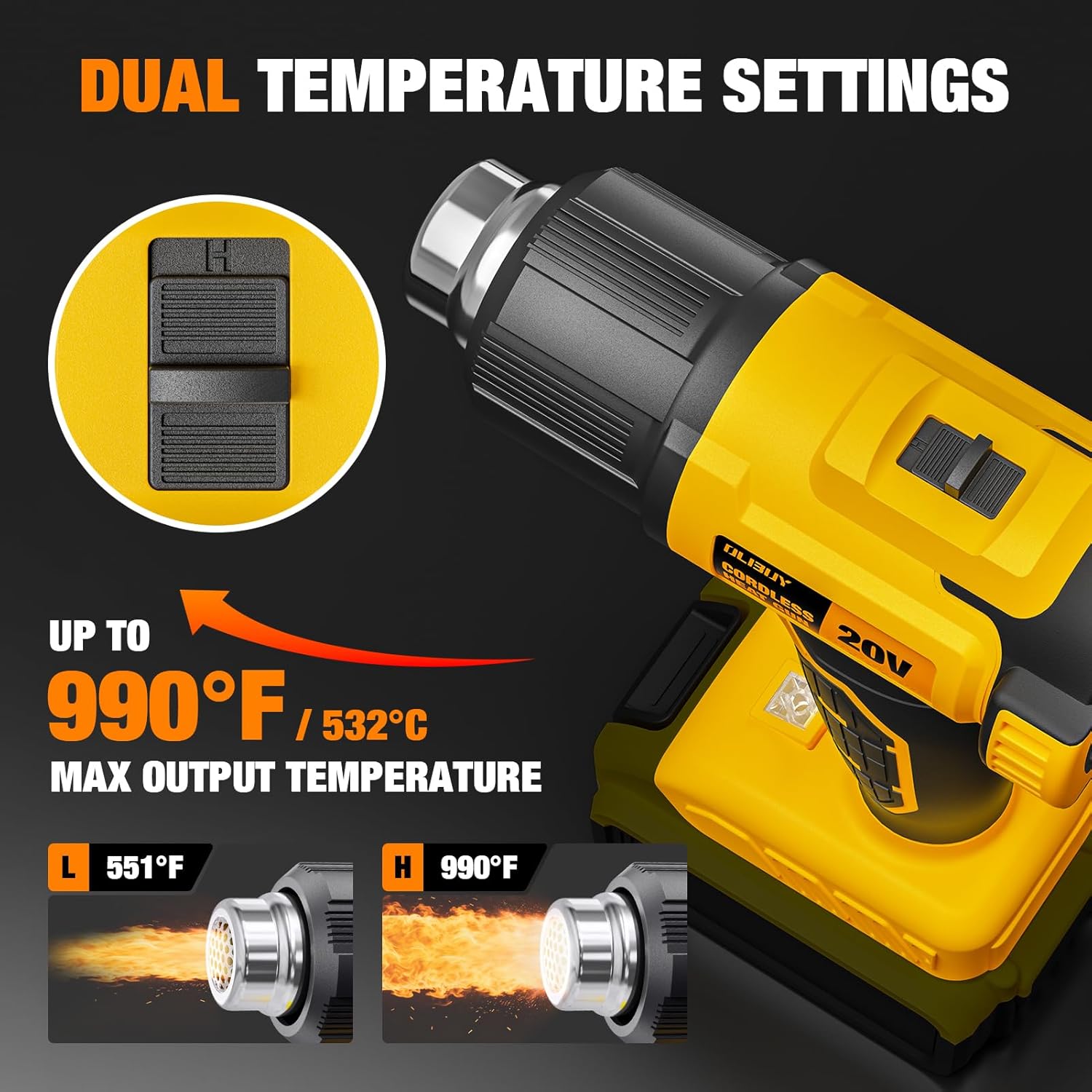Pistola de Calor Inalámbrica C - Cordless Heat Gun For Shrink Tubing reseña y precio