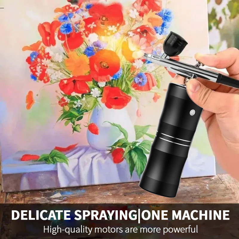Mini Kit de compresor de aire  - Airbrush Kit With Mini Compressor reseña y precio